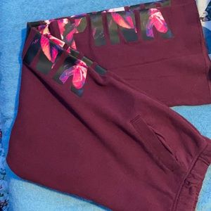 Pink Victoria’s Secret boyfriend pants